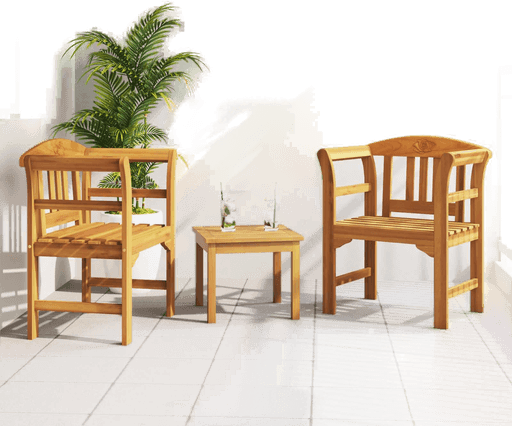 Vidaxl Hage Rose Loungew Set 3 pcs