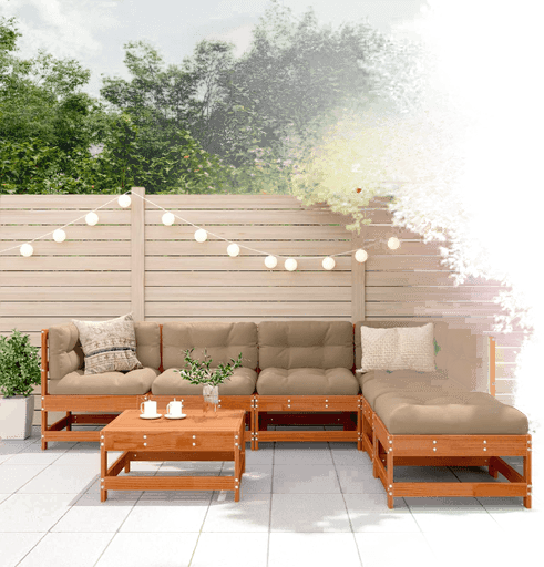 Vidaxl Hage lounge sett 7 pcs