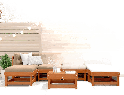 Vidaxl Hage lounge sett 7 deler