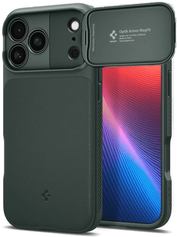 Spigen Optik Armor MagSafe iPhone 17 Pro Max - Abyss Green