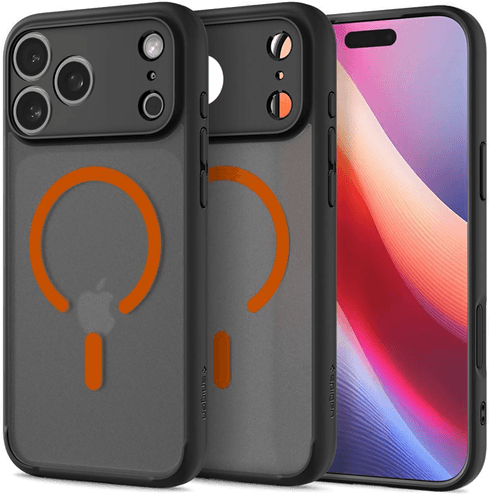 Spigen Ultra Hybrid MagSafe - Frost Black Orange