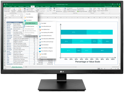 LG 24BK550Y-B 24'' LED-skjerm