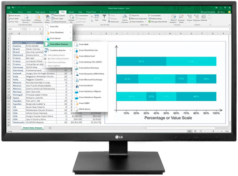 LG 27BK550Y-B 27" LED-skjerm