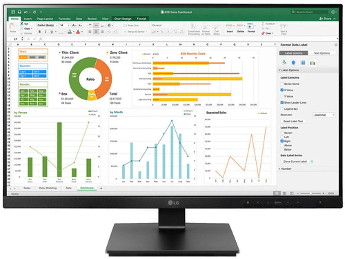 LG 27BN55U-B 27" 4K UHD IPS-skjerm