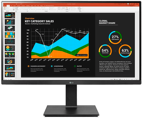 LG 27BQ75QB-B 27" LED-skjerm