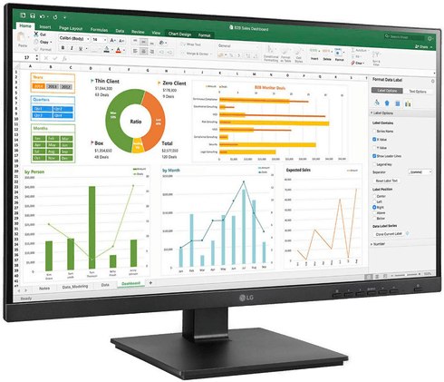 LG 24BN650Y-B 24" LED-skjerm