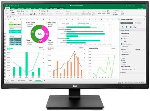 LG 24BN550Y-B 24" LCD-skjerm