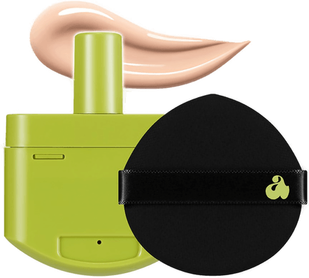 Unleashia Satin Wear Healthy Green Cushion Refill Peach Fuzz