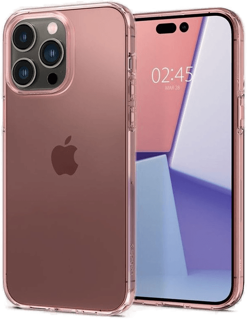 Spigen Crystal Flex iPhone 14 Pro Max - Rosa