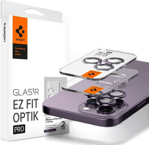 Spigen Glass EZ Fit Optik Pro - deep purple