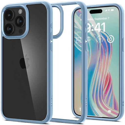 Spigen Crystal Hybrid iPhone 15 Pro Max - Sierra Blue