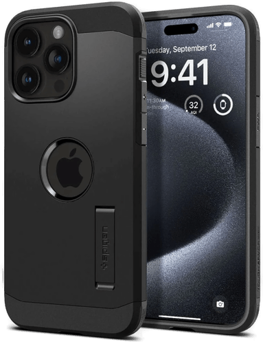 Spigen Tough Armor iPhone 15 Pro Max - Svart