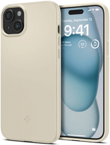 Spigen Thin Fit iPhone 15 Mute Beige