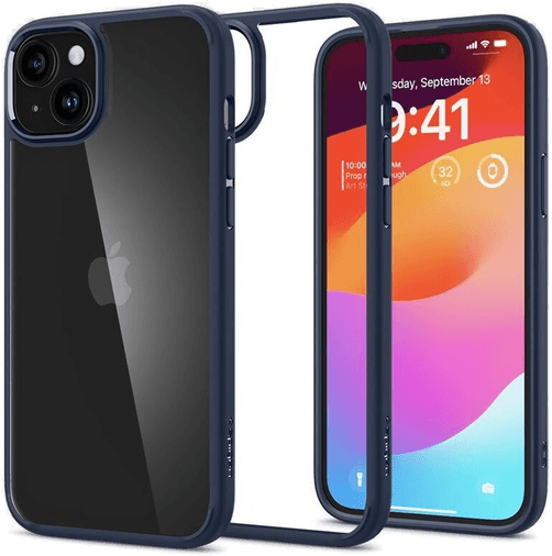 Spigen Ultra Hybrid iPhone 15 - navy blue