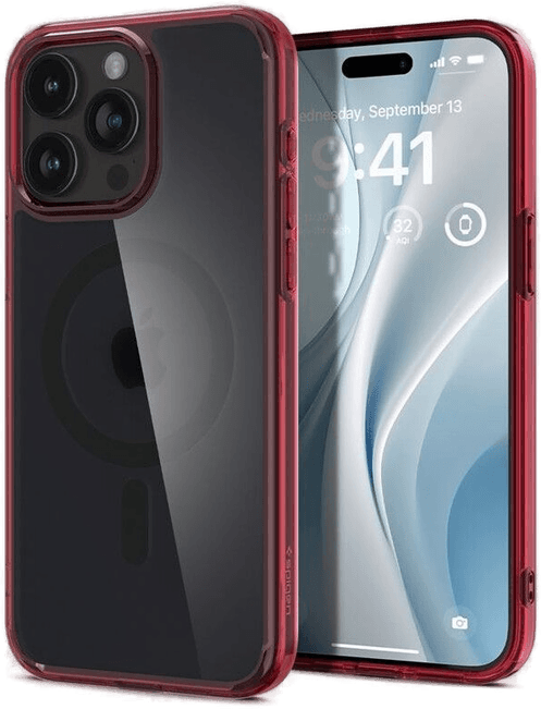 Spigen Ultra Hybrid MagFit iPhone 15 Pro - Frost rød