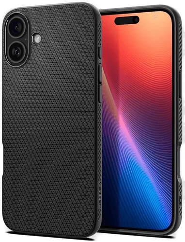 Spigen Liquid Air iPhone 16 Plus - Svart