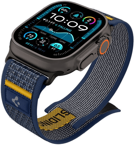 Spigen Athlex Air Reim - Mørkeblå 49mm