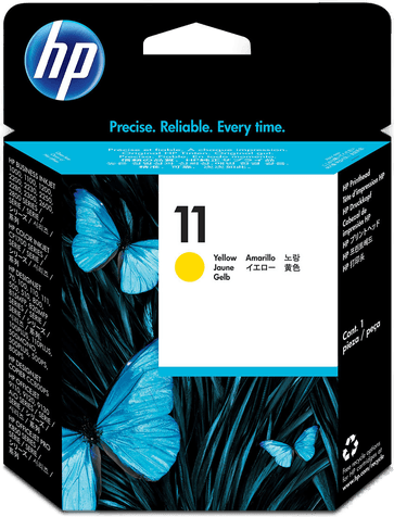 HP 11 Blekkpatron Gul