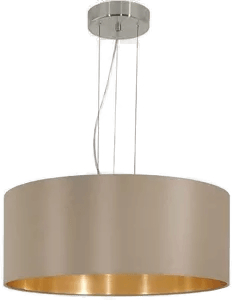 Eglo Maserlo pendellampe taupe-gull