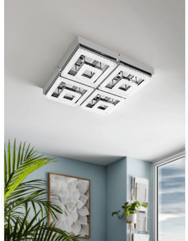 Eglo Fradelo Taklampe 520x520 mm Krom