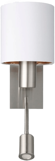 Eglo Pasteri vegglampe hvit/kobber