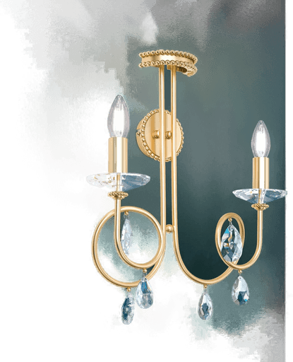 Orion VIOLETTA vegglampe gull 2 lys