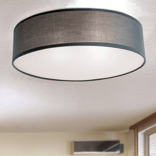 Orion Seda tekstil-taklampe, grå