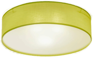 Orion Jitendra grønn tekstiltaklampe