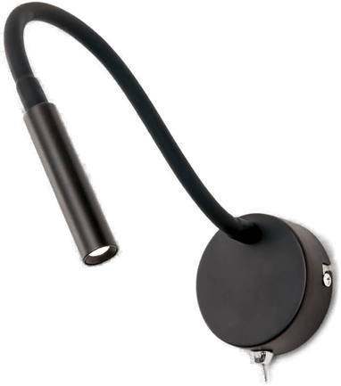 Orion LED-vegglampe Colin svart