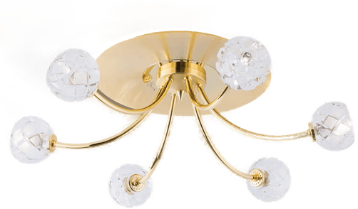 Orion Blykrystall-taklampe Maderno 57 cm