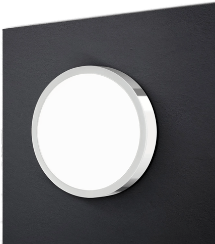 Orion LED-taklampe Bully, krom, Ø 14 cm