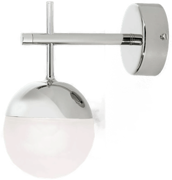 Orion LED-vegglampe Ball 1 lyskilde