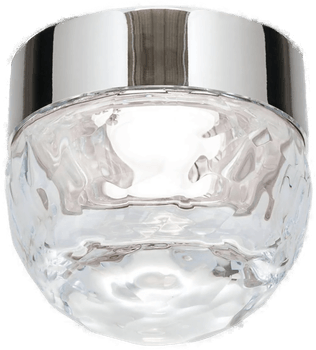 Orion LED-taklampe Ball nikkel rund