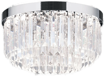 Orion LED-taklampe Prism, Ø 35 cm