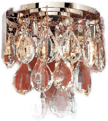 Orion Celeste vegglampe med K9-krystaller