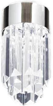 Orion Prism LED-taklampe Ø10cm krom