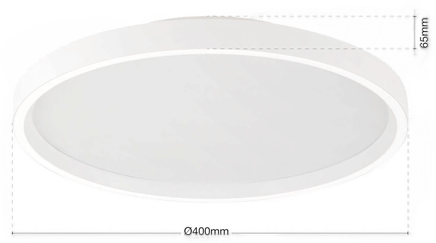 Orion LED-taklampe MASCA, Ø 40 cm