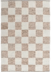 Tisca Gotland Design teppe Light brown-white 90x180 cm