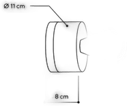 Almut Von Wildheim 0239 vegglampe rosa