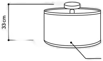 Almut Von Wildheim 2610 taklampe Ø 45cm