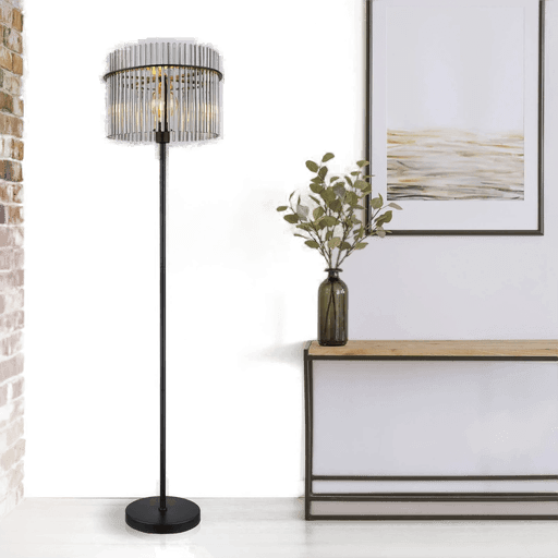 Globo Gorley gulvlampe 152 cm røykgrå