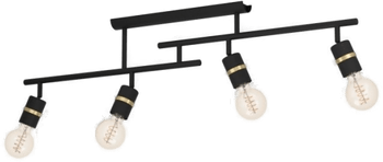 Eglo Lurone LED E27 Sort Messing