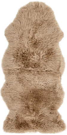 Natures Collection Saueskinn 135x60 cm Lysebrun