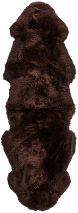 Natures Collection Saueskinn 180x60 cm Sjokolade