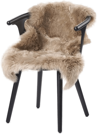 Natures Collection Saueskinn 90x60 cm Lysebrun