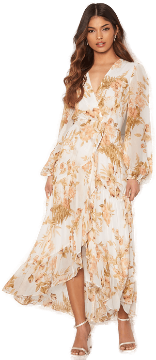 Forever New Lola Printed Maxi Dress