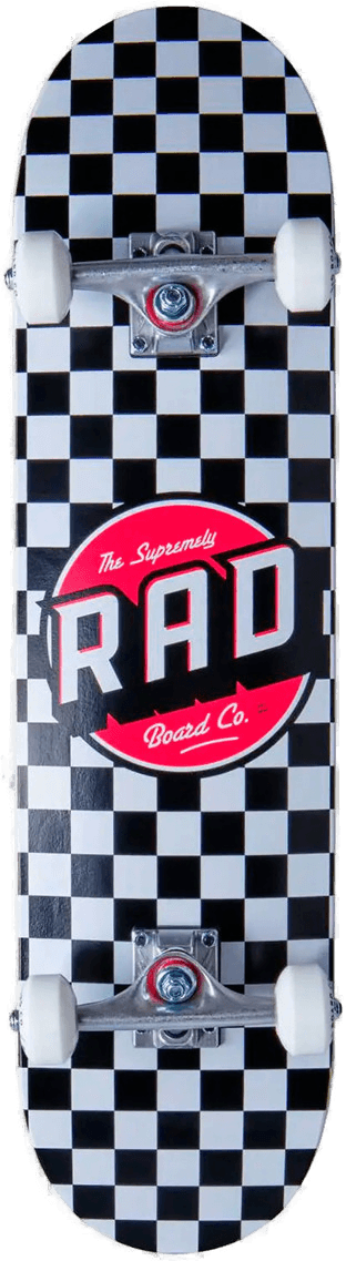 Rad Board Co Checkers Skateboard 7,5"