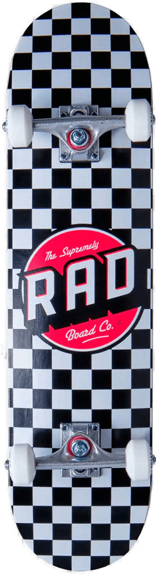 Rad Board Co Checkers Skateboard 7,75"