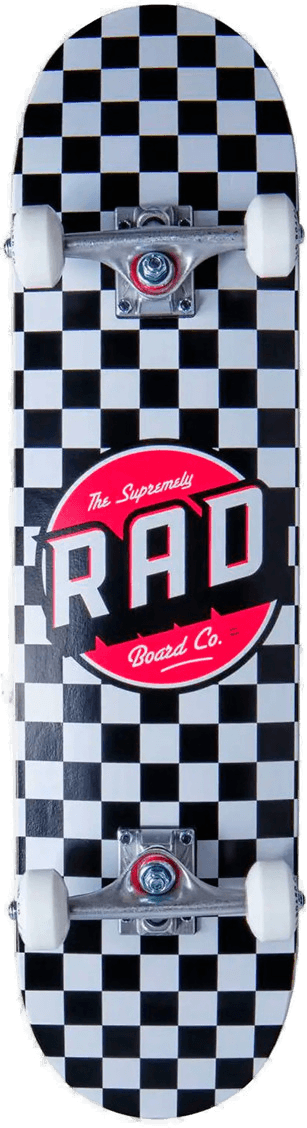 Rad Board Co RAD Checkers Skateboard 8"