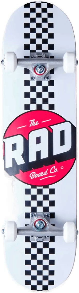 Rad Board Co Checker Stripe Skateboard 7,75"
